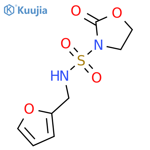 3-Oxazolidinesulfonamide,N-(2-furanylmethyl)-2-oxo- structure