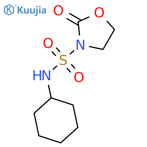 N-Cyclohexyl-2-oxooxazolidine-3-sulfonamide structure