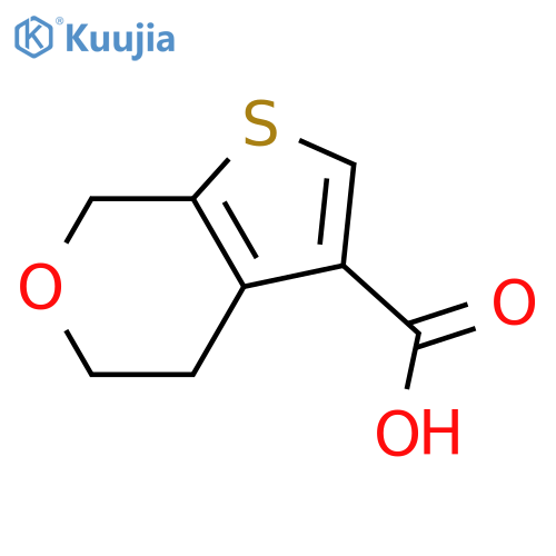 4H,5H,7H-thieno[2,3-c]pyran-3-carboxylic acid structure