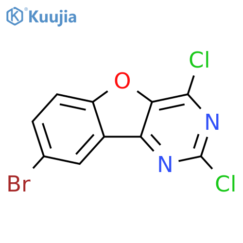 8-bromo-2,4-dichlorobenzofuro[3,2-d]pyrimidine structure