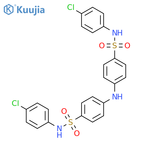 Benzenesulfonamide, 4,4'-iminobis[N-(4-chlorophenyl)- structure