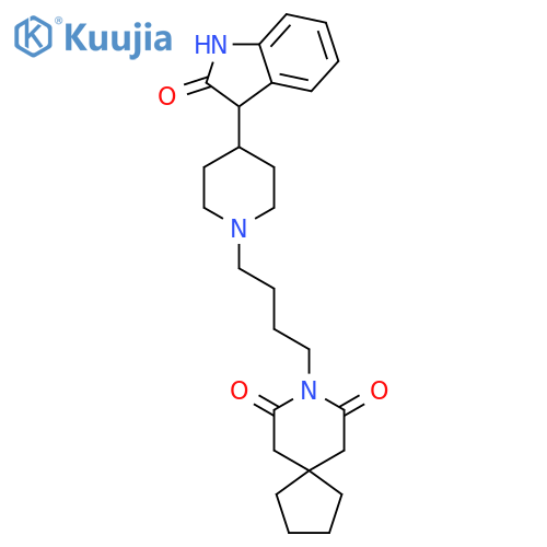 8-Azaspiro[4.5]decane-7,9-dione,8-[4-[4-(2,3-dihydro-2-oxo-1H-indol-3-yl)-1-piperidinyl]butyl]- structure