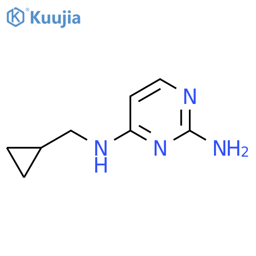 N4-(Cyclopropylmethyl)pyrimidine-2,4-diamine structure