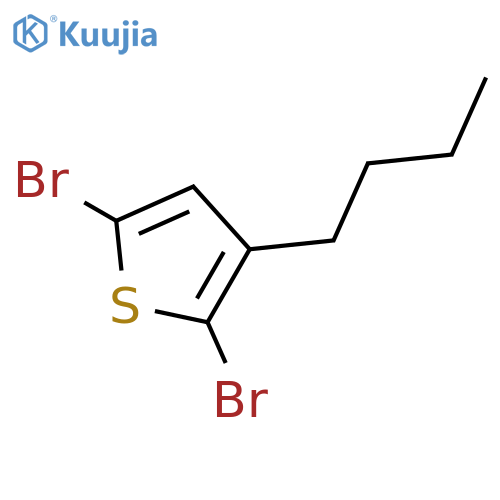 2,5-Dibromo-3-butylthiophene structure