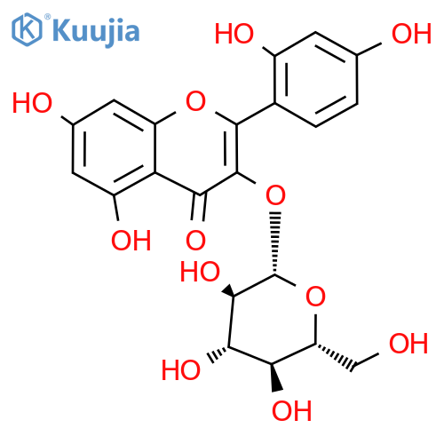 Morin-3-O-glucopyranoside structure