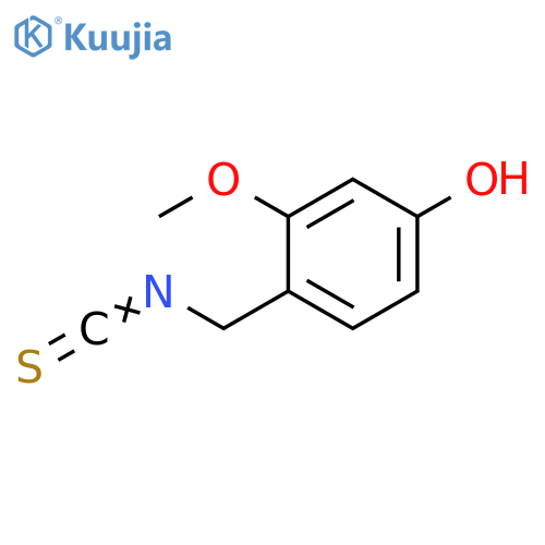 Phenol, 4-(isothiocyanatomethyl)-3-methoxy- structure