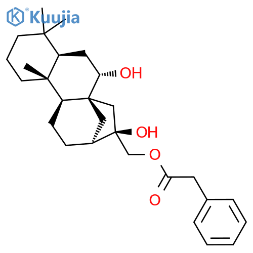 Kaurane-7,16,17-triol,17-(benzeneacetate), (7b)- structure