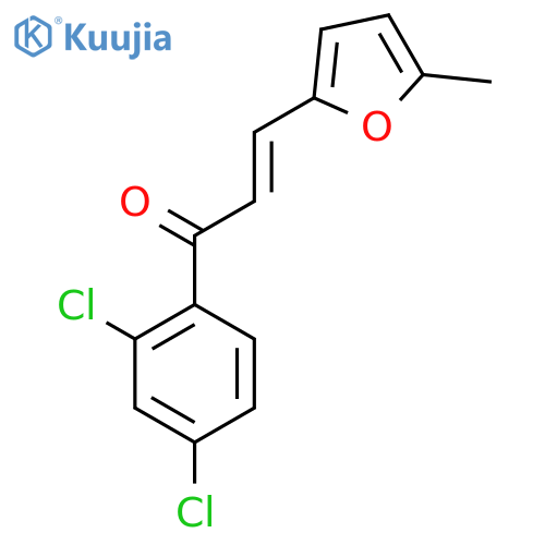 (2E)-1-(2,4-Dichlorophenyl)-3-(5-methylfuran-2-yl)prop-2-en-1-one structure