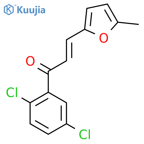 (2E)-1-(2,5-Dichlorophenyl)-3-(5-methylfuran-2-yl)prop-2-en-1-one structure