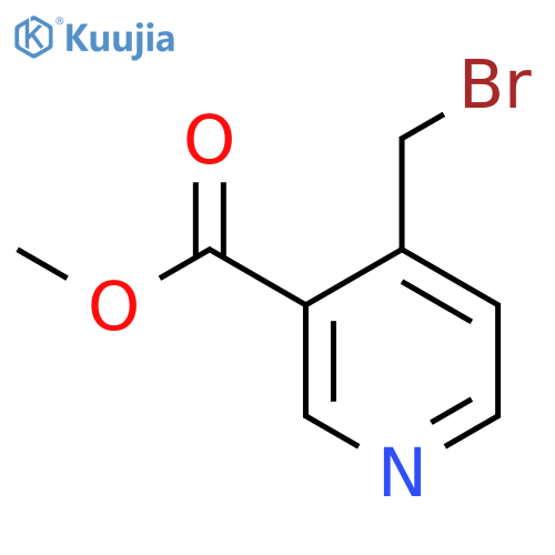 methyl 4-(bromomethyl)pyridine-3-carboxylate structure