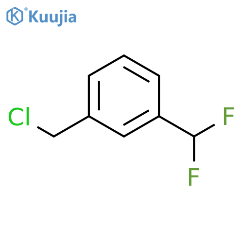 1-(chloromethyl)-3-(difluoromethyl)benzene structure
