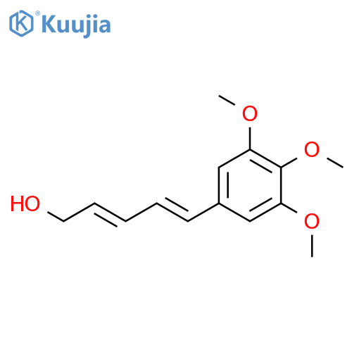2,4-Pentadien-1-ol, 5-(3,4,5-trimethoxyphenyl)- structure