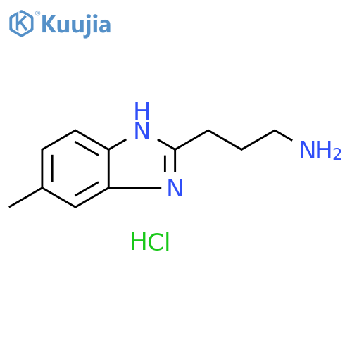 3-(5-Methyl-1H-benzimidazol-2-yl)propan-1-amine Dihydrochloride structure