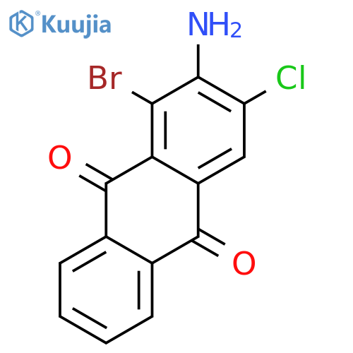 2-Amino-1-bromo-3-chloroanthraquinone structure