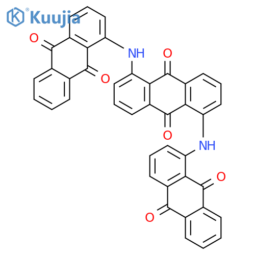 9,10-Anthracenedione,1,5-bis[(9,10-dihydro-9,10-dioxo-1-anthracenyl)amino]- structure