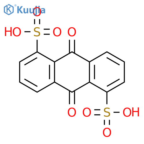 1,5-Anthracenedisulfonicacid, 9,10-dihydro-9,10-dioxo- structure