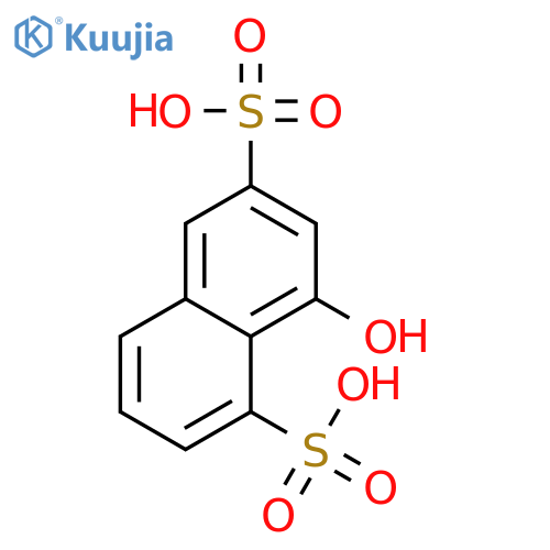 8-Hydroxynaphthalene-1,6-disulphonic Acid structure