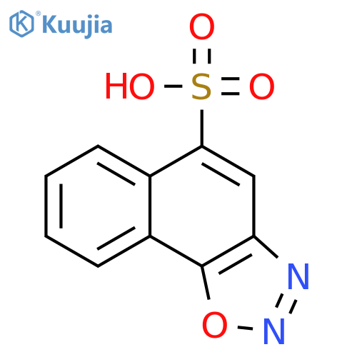 Naphth[2,1-d]-1,2,3-oxadiazole-5-sulfonicacid structure
