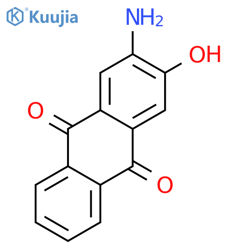 2-Amino-3-hydroxyanthraquinone structure