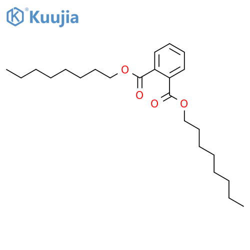 1,2-dioctyl benzene-1,2-dicarboxylate structure