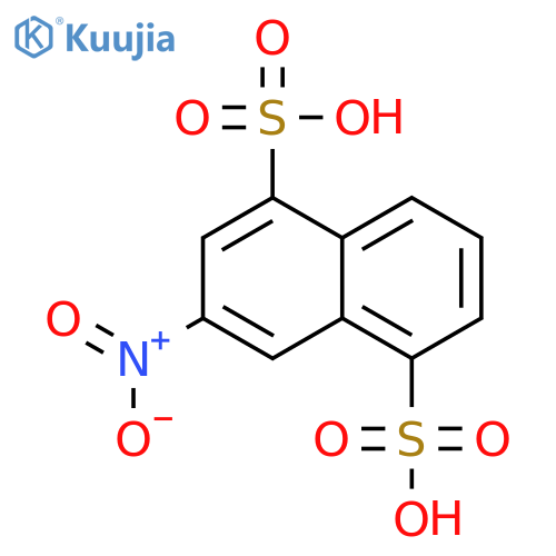1,5-Naphthalenedisulfonicacid, 3-nitro- structure