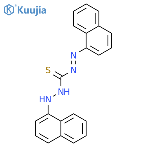 Diazenecarbothioic acid, 2-(1-naphthalenyl)-,2-(1-naphthalenyl)hydrazide structure