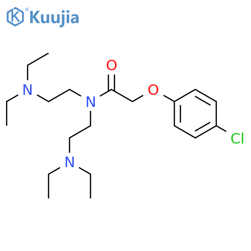 Acetamide,2-(4-chlorophenoxy)-N,N-bis[2-(diethylamino)ethyl]- structure