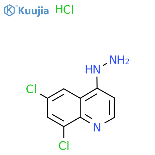 6,8-Dichloro-4-hydrazinoquinoline hydrochloride structure