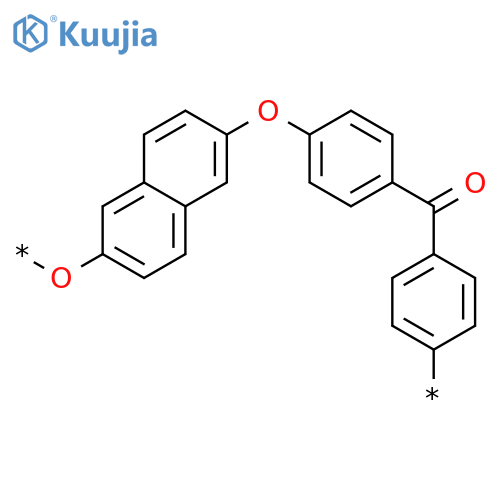 Poly(oxy-2,6-naphthalenediyloxy-1,4-phenylenecarbonyl-1,4-phenylene) structure