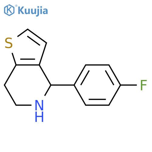 4-(4-fluorophenyl)-4H,5H,6H,7H-thieno3,2-cpyridine structure
