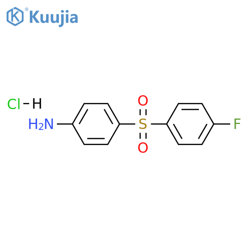 4-(4-fluorobenzenesulfonyl)aniline hydrochloride structure