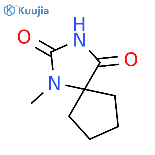 1-Methyl-1,3-diazaspiro4.4nonane-2,4-dione structure