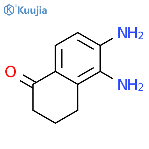 1(2H)-Naphthalenone, 5,6-diamino-3,4-dihydro- structure