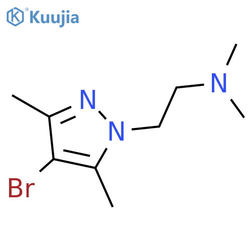 N-2-(4-Bromo-3,5-dimethyl-1H-pyrazol-1-yl)ethyl-N,N-dimethylamine structure