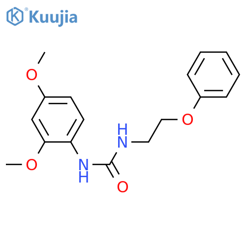 3-(2,4-dimethoxyphenyl)-1-(2-phenoxyethyl)urea structure