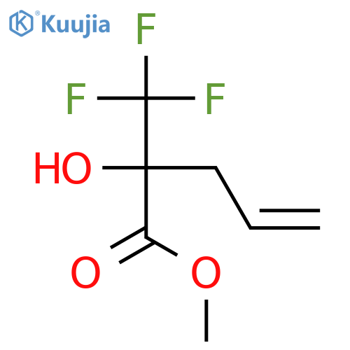 Methyl 2-hydroxy-2-(trifluoromethyl)pent-4-enoate structure