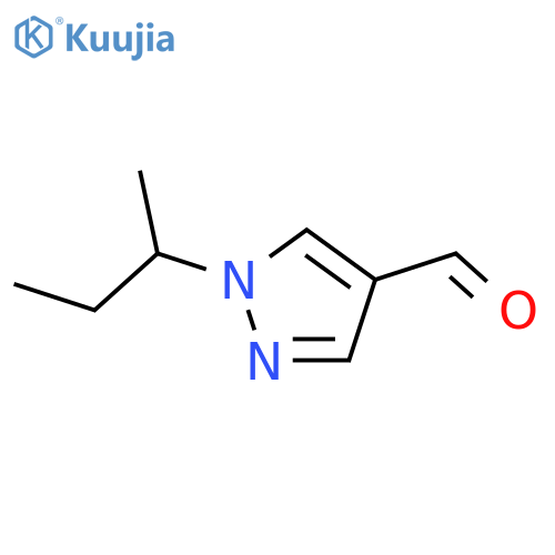 1-(butan-2-yl)-1H-pyrazole-4-carbaldehyde structure