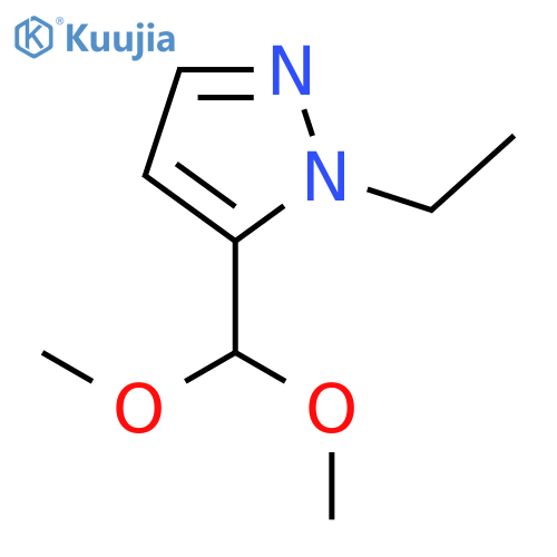 5-(Dimethoxymethyl)-1-ethyl-1H-pyrazole structure
