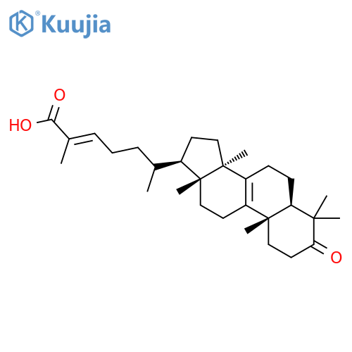 Lanosta-8,24-dien-26-oicacid, 3-oxo-, (24Z)- structure