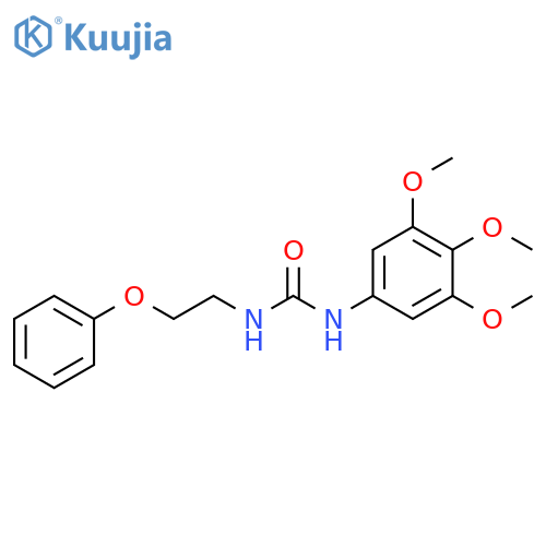 1-(2-phenoxyethyl)-3-(3,4,5-trimethoxyphenyl)urea structure