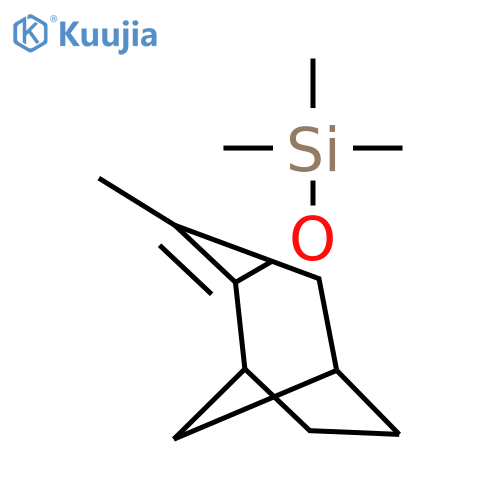 Silane, trimethyl[(3-methylbicyclo[3.2.1]oct-2-en-2-yl)oxy]- structure