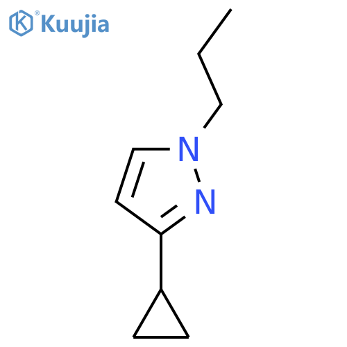 3-cyclopropyl-1-propyl-1H-pyrazole structure