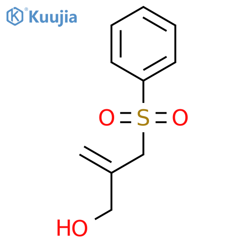 2-(benzenesulfonylmethyl)prop-2-en-1-ol structure