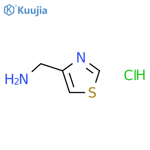 (1,3-thiazol-4-yl)methanamine hydrochloride structure