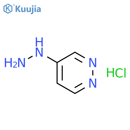 4-hydrazinylpyridazine hydrochloride structure