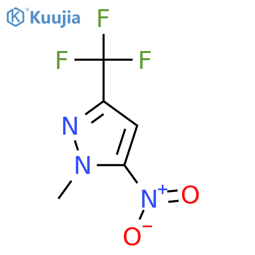 1-methyl-5-nitro-3-(trifluoromethyl)-1H-pyrazole structure