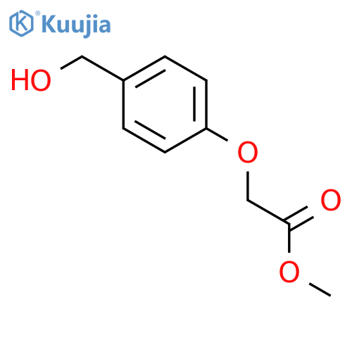 Acetic acid, [4-(hydroxymethyl)phenoxy]-, methyl ester structure