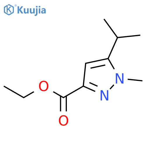 Ethyl 5-Isopropyl-1-methyl-1H-pyrazole-3-carboxylate structure