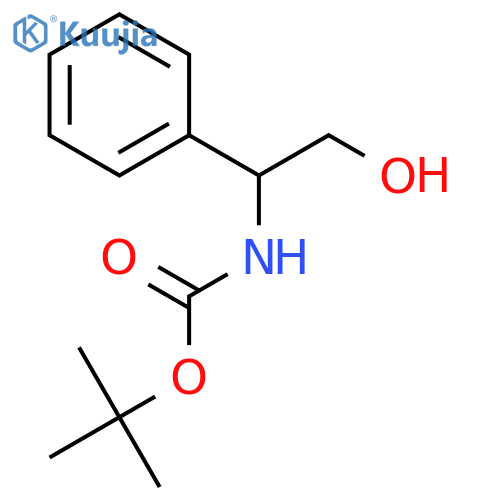(S)-tert-Butyl (2-hydroxy-1-phenylethyl)carbamate structure