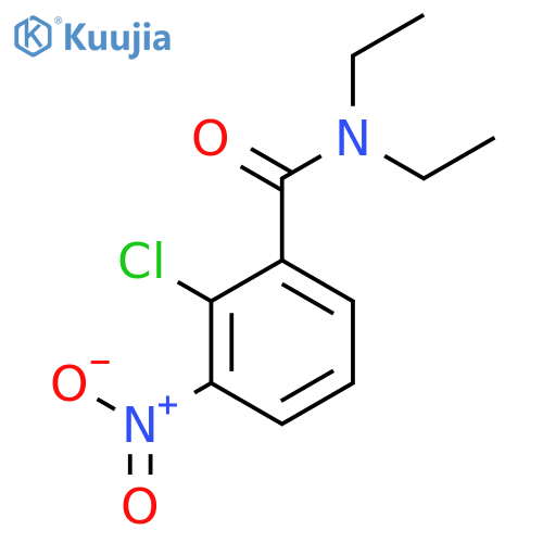 Benzamide, 2-chloro-N,N-diethyl-3-nitro- structure